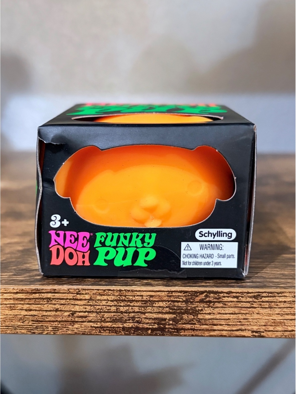 Schylling NeeDoh Funky Pup Orange Sensory Squishy Authentic New in Box